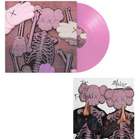 Let God Sort Em Out Autographed Pink LP, Signed Art Cart, Clipse