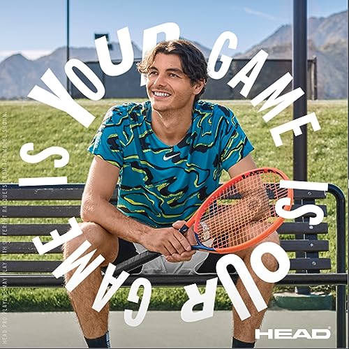 HEAD Ti. Instinct Comp Tennis Racket - Pre-Strung Light Balance 27 Inch Racquet - 4 1/4 in Grip, Blue