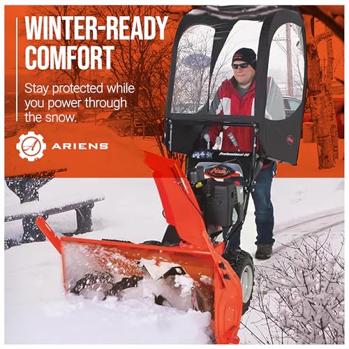 Ariens Snow Cab Enclosure Kit for 2-Stage Snowblowers, Fits SNO-THRO and Power Brush Models, Weatherproof Cover with Steel Frame for Winter Protection