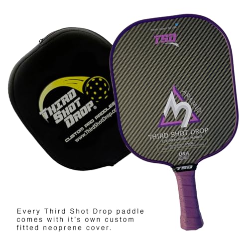 Third Shot Drop Wide Body Pickleball Paddle I Special Aramid Composite Paddle Surface (Chaos) (Nomex 16mm Core)