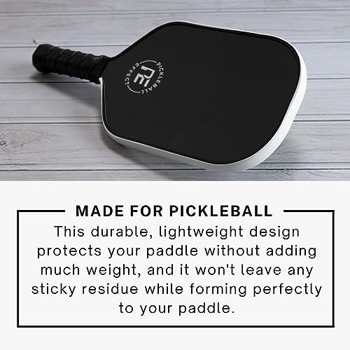 Pickleball Paddle Edge Guard Tape | Perfect Fit Pickle Ball Paddle Edge Protection Tape | No Wrinkling | White | Standard Width