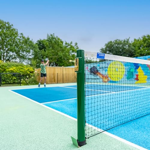 Vermont Pickleball Posts [Regulation Size] - IFP Certified Round or Square Posts with Optional Ground Sockets | Posts ONLY (Without Ground Sockets, Round Posts)