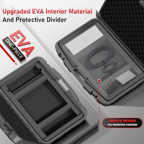 ToKismet Starlink Standard Gen 3 Protective Hard Case – Advanced Waterproof & Impact-Resistant Protection, Ideal for Satellite Dish and Accessories, Perfect for Outdoor, RV and Camping