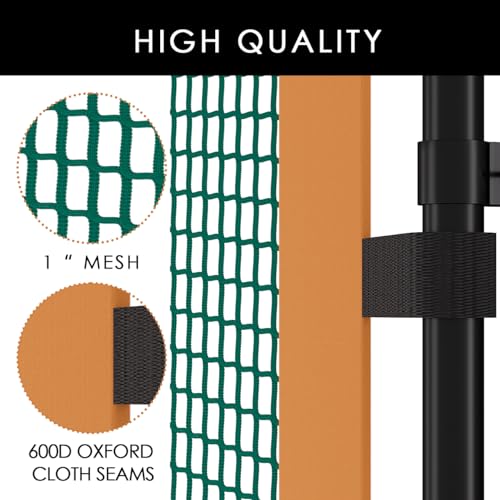 MR Multi-Sport Rebounder 12'x6', Adjustable Tilt Net, Bounce Back Net for Tennis, Pickleball, Lacrosse, Hockey, Softball, Baseball