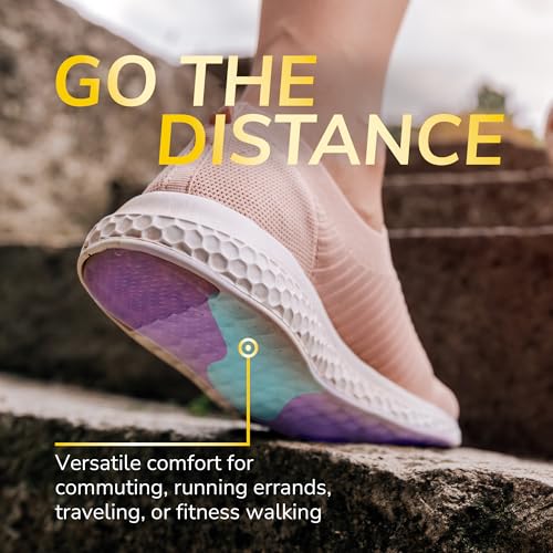 Dr. Scholl's Walk Longer Insoles for Women - Comfortable Plush Foam Cushioning Inserts for Walking, Hiking, and Standing on Feet All-Day with Arch Support - Walk 50% Longer Without Muscle Fatigue