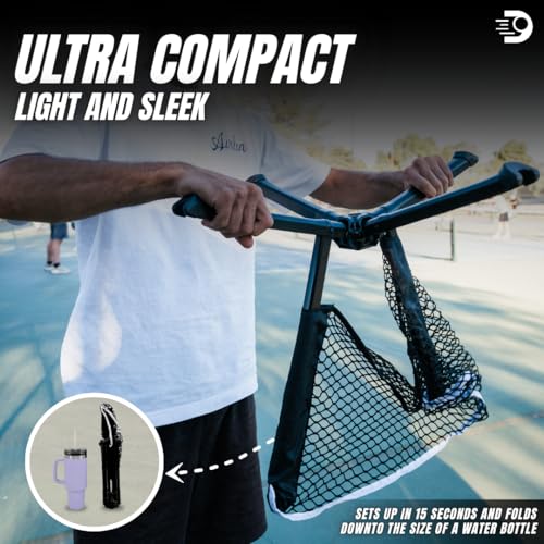 Dinkaroo™ Mini Portable Practice Pickleball Net – Pop-Up Practice Net for Dinks, Volleys & Warm-Ups – Lightweight, Compact, and Travel-Ready (Patent Pending)