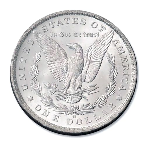 1878 S, P, O - 1904 O, P, S - Date Our Choice - 90% Silver Morgan AU - $1 AU in Air-Tite Capsule Holder with Smyrnacoin Certificate of Authenticity Dollar AU