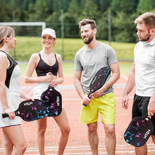 Pickleball Paddles, USAPA Approved Pickleball Paddles Set of 4, Pickleball Set with 4 Pickleball Rackets, Portable Carry Bag, 4 Grip Tapes, Pickle Ball Paddle Set for Men Women