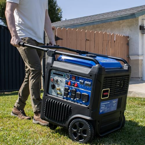 DuroMax XP11000iH 11,000-Watt Dual Fuel Portable Digital Inverter Generator - Gas & Propane, Remote Electric Start, Transfer Switch Ready, RV & Emergency Ready