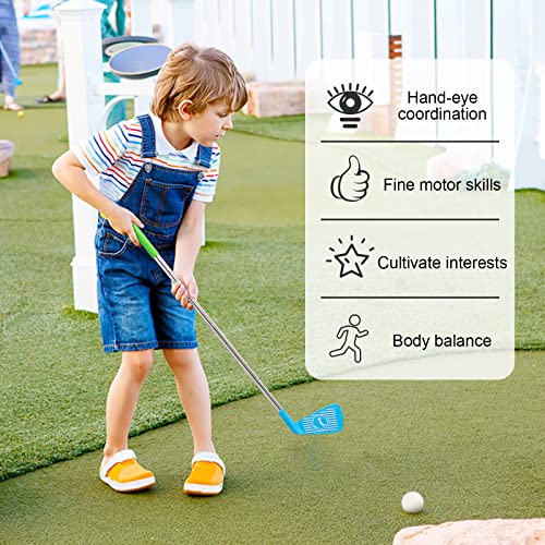 Liberry Toddler Golf Set, Retractable Toy Golf Clubs for Kids Ages 2 3 4 5, Indoor and Outdoor Sports Games Birthday Gift for Boys Girls