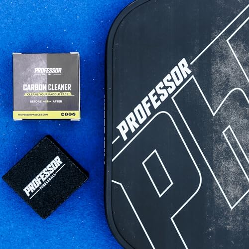 Professor Pickleball Carbon Cleaner, Premium Pickleball Paddle Eraser for Raw Carbon Fiber Paddles, Effortless Residue Removal, Quick & Effective, Eliminates Ball Residue, Dirt, Scratches