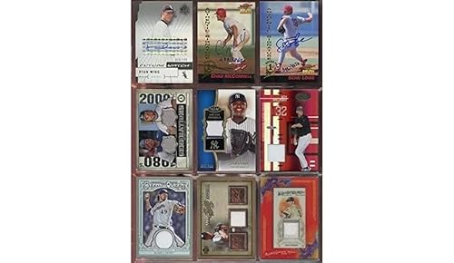 Baseball Card Relic Game Used Jersey Autograph Hit Lot w/ 10 Relic Autograph or Jersey Cards in every Box - Great PARTY FAVORS or GIFT for a Baseball Fan or Fanatic. Superior Sports Investments Exclusive