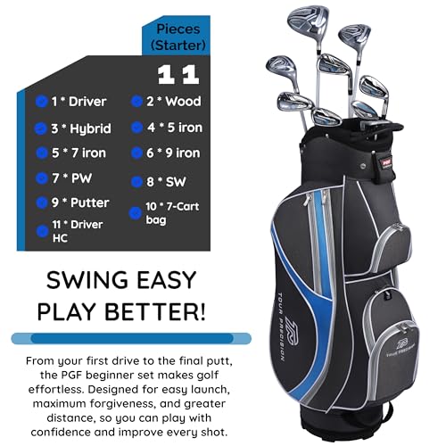 PGF Lady Gold TP Complete Golf Club Package Set [11-Pieces] [Hand: Right] [Length: Standard]
