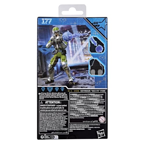 G.I. Joe Classified Series #177, Seymour “Sci-Fi” Fine, Collectible 6 Inch Action Figure with 8 Accessories