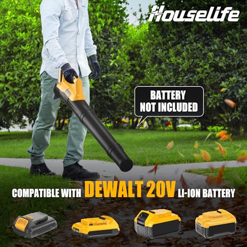 Cordless Hedge Trimmer+String Trimmer+Leaf Blower Combo Compatible with Dewalt 20v Max Battery(Tool Only), Cordless Weed Wacker & Shrub/Bush Trimmer & Electric Leaf Blowers for Lawn Care, Garden, Yard