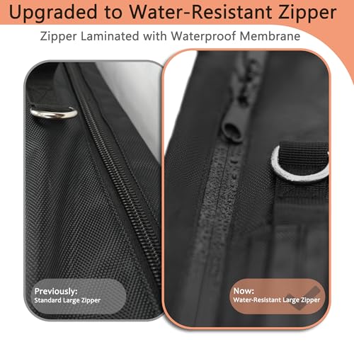 Amazing Fair Solar Panel Storage Bag Compatible with 2 Jackery 100W / 200W, Padded Portable Solar Panel Travel Bag Compatible with Jackery SolarSaga (100W | 25.2"×22"×4.5")