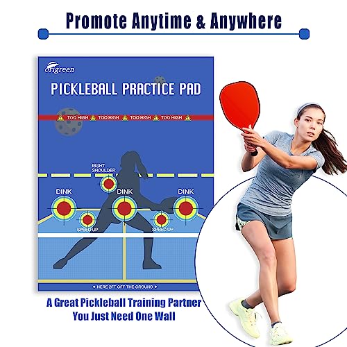 Pickleball Practice Pads - Dink Master Exercise Rebounder Aids (Blue, 1pc)