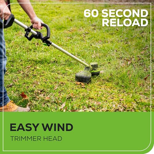 Greenworks 80V 16" Brushless Cordless String Trimmer – Battery & Charger Not Included, .080" Dual Line, Variable Speed, Lightweight Design, 4-Year Warranty