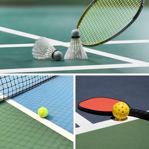 Pickleball Court Tape - 2" x 200 ft, Outdoor Pickleball Marking Kit, White Tape for Temporary Court Lines - No Residue Easy to Apply & Remove - Perfect for Pickleball Court, Gym, Driveway, Backyard