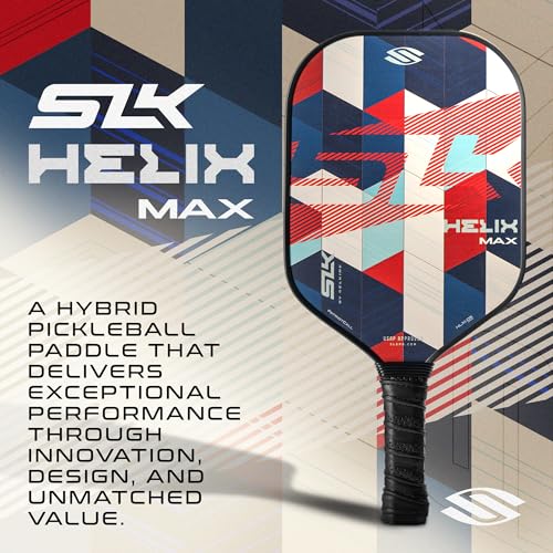 Selkirk Sport SLK Helix Pro Pickleball Paddle | Thermoformed Carbon Fiber Core Pickleball Paddles with Carbon Fiber & Fiberglass Hybrid Face | Unmatched Control | Patriot