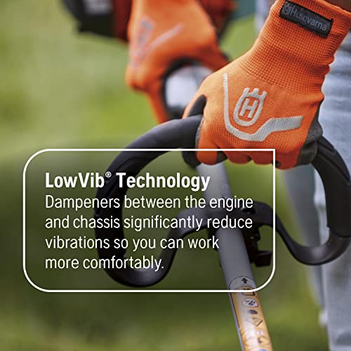 Husqvarna 330LK Gas String Trimmer, 28-cc 2-Cycle, 20-Inch Straight Shaft Gas Weed Eater with Rapid Replace Trimmer Head for Seamless String Reloading, 970545002
