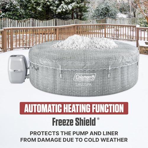 Coleman Sicily Energy-Efficient AirJet Inflatable Hot Tub 5-7 Person with App-Control