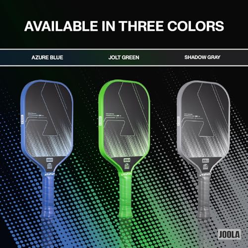 JOOLA Perseus 16mm Carbon Fiber Pickleball Paddle - CAS Surface Technology - Control & Power Paddle for Maximum Precision - USAP Approved - Aero Curve Design - Feel-Tec Pure Grip - NFC Chip Enabled