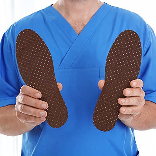 6 Pairs Shoe Insoles Women Thin Breathable Shoe Pads Inserts Ultra Soft Cushioning Walking Double Layer Latex Insoles with Holes Fit in Any Unisex, Men 7-11 Woman 2-8(Simple Colors)