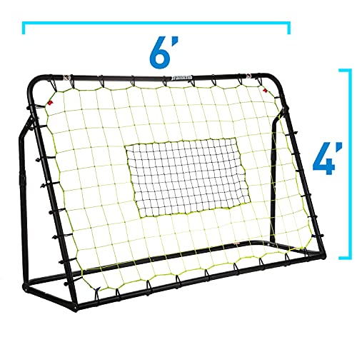 Franklin Sports Adjustable Rebounder, Black, 6' x 4'