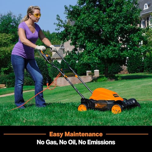 LawnMaster ME1218X Electric Lawn Mower 12AMP 19-Inch