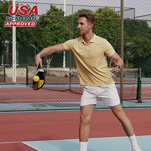 Orca Pickleball Paddles, Mystic Carbon Fiber Pickleball Paddle, USAPA Approved, Ultimate Control & Precision