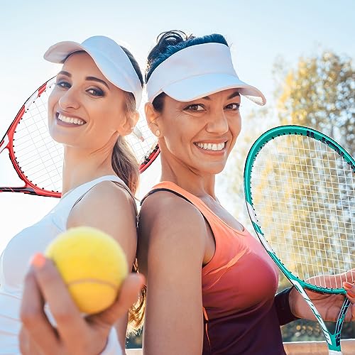 Tennis Rackets for Adults, Pre-Strung 27 Inch Tennis Racquets, Lightweight Tennis Racket Set-2 Player Tennis Racket Set with 3 Balls,2 Grips, 2 Vibration Dampers- Grey and Green