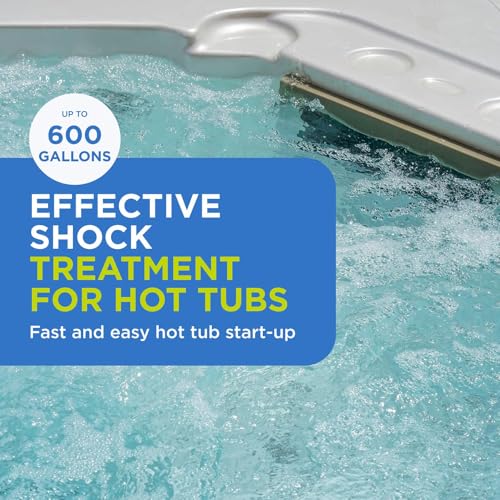 FROG Jump Start for Hot Tubs - Start-Up Chlorine Shock Removes Organic Contaminants & Establishes Chlorine Level - Hot Tub Set Up & Treatment - 3 Pack