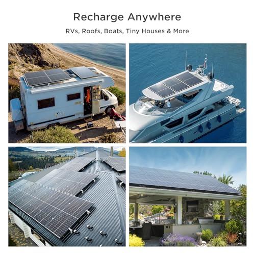 Callsun N-Type 16BB 400W Bifacial Solar Panel, 2Pcs 200 Watt Solar Panel 12V, 25% High Efficiency, Dual-module Parallel Anti-Shade Design, for RV Van Marine Home Rooftop Off-Grid Systems (2 Pack 200W)