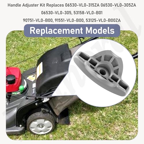 Fennoral 2 Pack 06530-VL0-315ZA Handle Adjuster Kit for Hon-da Self Propelled 21" 22" Mower, Fits Model HRX2175VKA HRR2168VKA, Replaces 06530-VL0-305