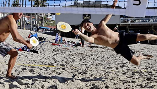 Sandy Pickle | Portable Beach & Grass Pickleball Set | Takes Pickleball Off The Hardcourt Puts IT ON The Beach, in The Park, & ON Your OWN Grass!