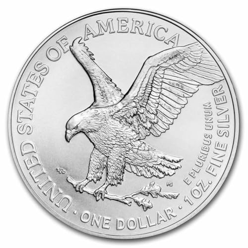 2025 - American Silver Eagle 1 oz Bullion Coin with Certificate of Authenticity $1 Seller Uncirculated