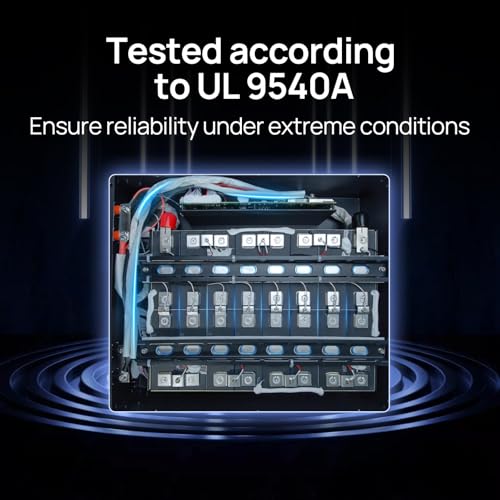 ECO-WORTHY 5KW Off Grid Solar System Complete Kit 12PCS 195W Mono Solar Panel (2340W) +1 * 48V 5KW Off-Grid Inverter + 1 * 51.2V 100Ah Server Rack Whole House Storage LiFePO4 Lithium Battery