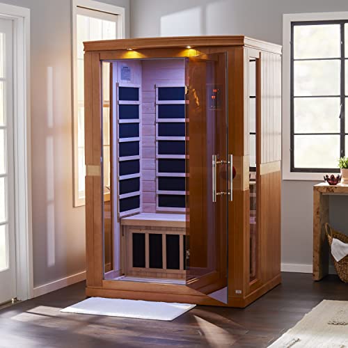 Dynamic Saunas Venice 2-Person Low EMF (Under 8 MG) FAR Infrared Sauna, Curb Side Delivery New