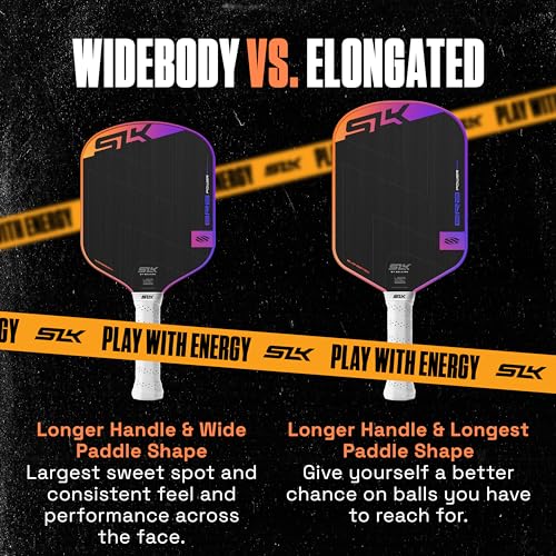 Selkirk Sport SLK ERA Power Pickleball Paddle | Carbon Fiber & Fiberglass Hybrid Face for Power, Spin & Control | Dynamic Fusion Core | Professional Pickleball Paddles | Widebody Sunset