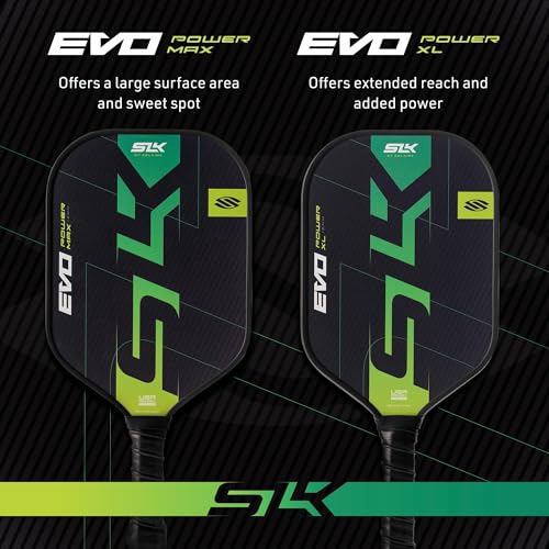 Selkirk Sport SLK Evo Power XL Pickleball Paddle by Selkirk Sport | USAPA Approved G9 Power Carbon Fiber Pickleball Paddles with SpinFlex Surface and Rev-Hybrid Polymer Core | Power Citron XL