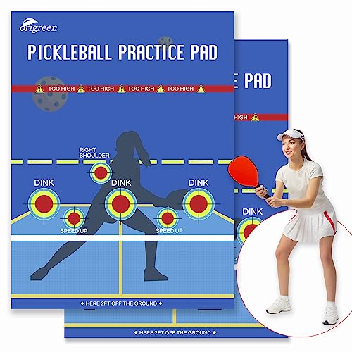 Pickleball Practice Pads - Dink Master Exercise Rebounder Aids (Blue, 1pc)