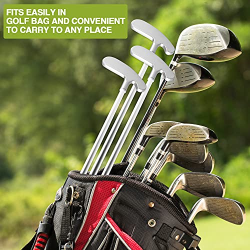 Asyxstar Upgraded Golf Putter, Golf Putter for Him Her - 33" Two Ways Mini Golf Putters for Men Women Right/Left Handed Golfers, Golf Clubs Set with 2 Golf Practice Balls for Any Putting Mat