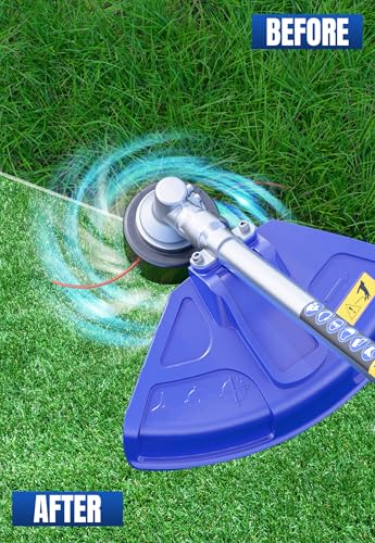 WILD BADGER POWER 52cc Weed Wacker Gas Powered, 3 in 1 String Trimmer/Edger 18’’ with 10’’ Brush Cutter,Rubber Handle & Shoulder Strap Included