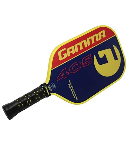 Do It Tennis Gamma 405 Middleweight Graphite Pickleball Paddle Bundle - Comes with 3 Black Overgrips and 3 Pickleball Balls