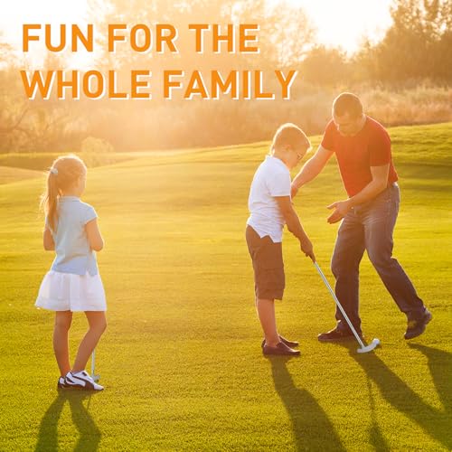 QPPKI Golf Putter - 33" Two-Way Putter for Left/Right Hand, with Practice Balls, Golf Combo Set for Men's Women's Kids, Indoor Outdoor Use