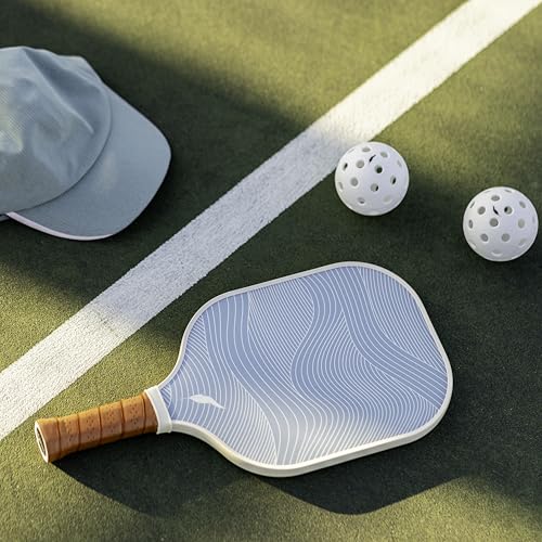 Inscribe Premium Pickleball Paddle – Lightweight, Durable Honeycomb Core, Vibrant Fiberglass Surface, Comfort Grip for Fun & Pro Play (Baby Blue)