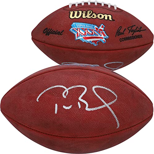 Tom Brady New England Patriots Autographed Wilson Super Bowl XXXVI Pro Football - Autographed Footballs
