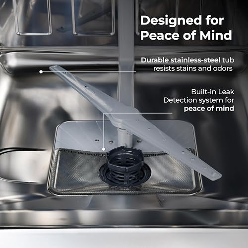 Kenmore 22-14605 24" Built-In Dishwasher - UltraWash Plus, TurboDry, SmartWash & EasyFlex Third Rack - 15 Place Settings - 45 DBA - ENERGY STAR Certified - 24" - Fingerprint Resistant Stainless Steel
