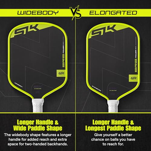 Selkirk Sport SLK ERA Power Pickleball Paddle | Carbon Fiber & Fiberglass Hybrid Face for Power, Spin & Control | Dynamic Fusion Core | Professional Pickleball Paddles | Widebody Volt